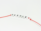 Naamarmbandjes met letterkralen - WauwPauw