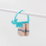 12 Clip Folding Drying Rack Underwear Socks Clip Multi-functional Clothes Rack Plastic Portable Cloth Drying Rack - WauwPauw