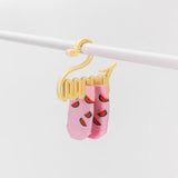 12 Clip Folding Drying Rack Underwear Socks Clip Multi-functional Clothes Rack Plastic Portable Cloth Drying Rack - WauwPauw